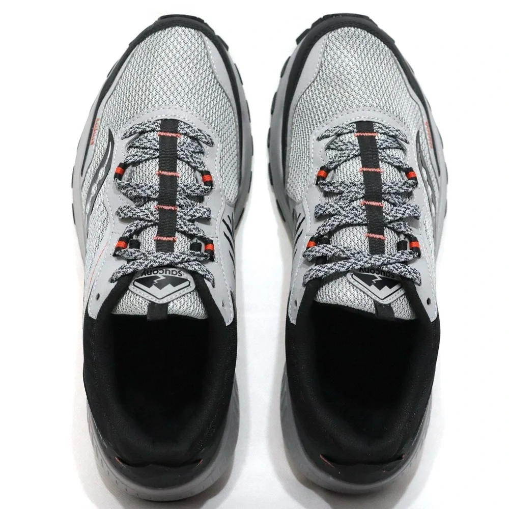 Saucony Men’s Excursion TR15 Trail/Athletic Shoes Alloy Scarlet Gray Black US 11